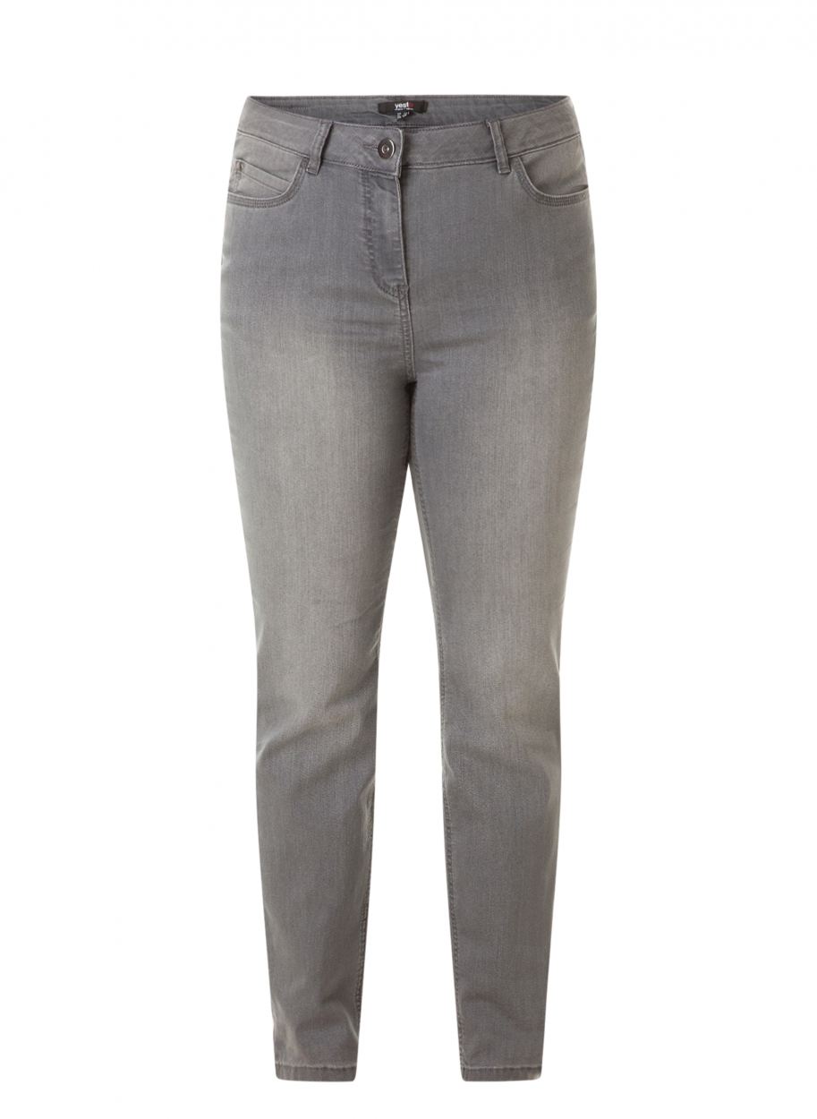 Spodnie dla wysokich kobiet plus size –  bawełniane jeansy plus size- mega wygodne i z wysokim stanem