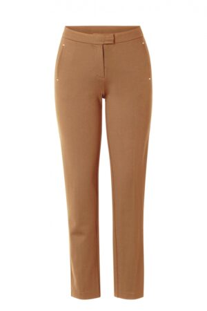 DŻERSEJOWE SPODNIE PLUS SIZE – ciepłe z prostą nogawką