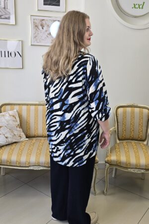 DAMSKA BLUZKA XXL z printem na całości VIA APPIA DUE