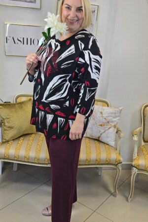 ORYGINALNA BLUZECZKA PLUS SIZE pięknie tuszująca fałdki