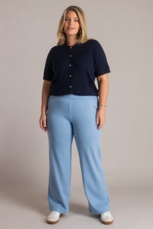 DAMSKIE SPODNIE PLUS SIZE w modnych tonacjach i kroju