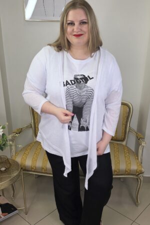LEKKIE NARZUTKI PLUS SIZE/DAMSKIE KARDIGANY dla puszystych – uniwersalne