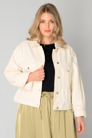 BAWEŁNIANA KATANA PLUS SIZE w jasnej tonacji