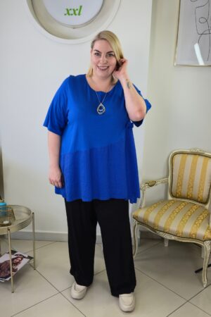 CHABROWA MODNA TUNIKA W DUŻYM ROZMIARZE niezwykle komfortowa SOPHIA CURVY