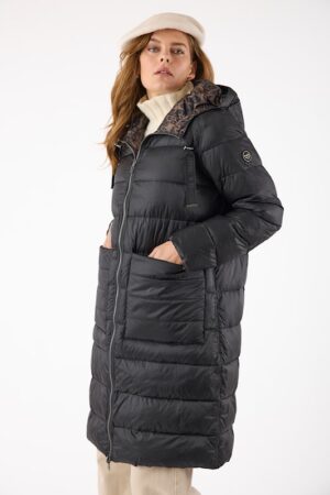 DWUSTRONNY PIKOWANY PŁASZCZ PLUS SIZE marki FRANDSEN
