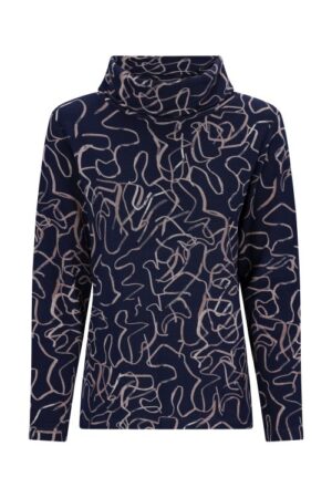 DAMSKI GOLF PLUS SIZE W NOWOCZESNY WZÓR LINE ART marki HAJO