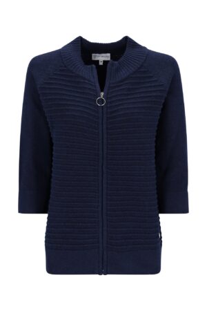 DAMSKI SWETEREK ROZPINANY PLUS SIZE marki HAJO